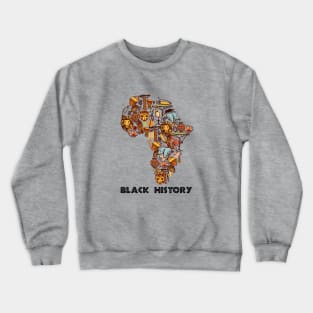 black history month african american Crewneck Sweatshirt